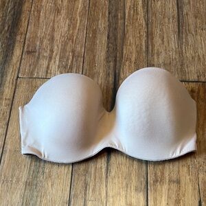 Victoria’ Secret Body By Victoria 32DD Lined Strapless Beige
